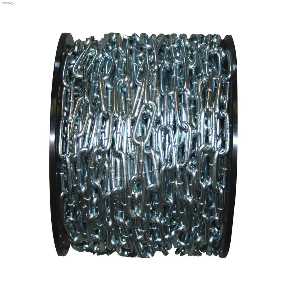 #2/0 Zinc Plated Straight Link Coil Chain