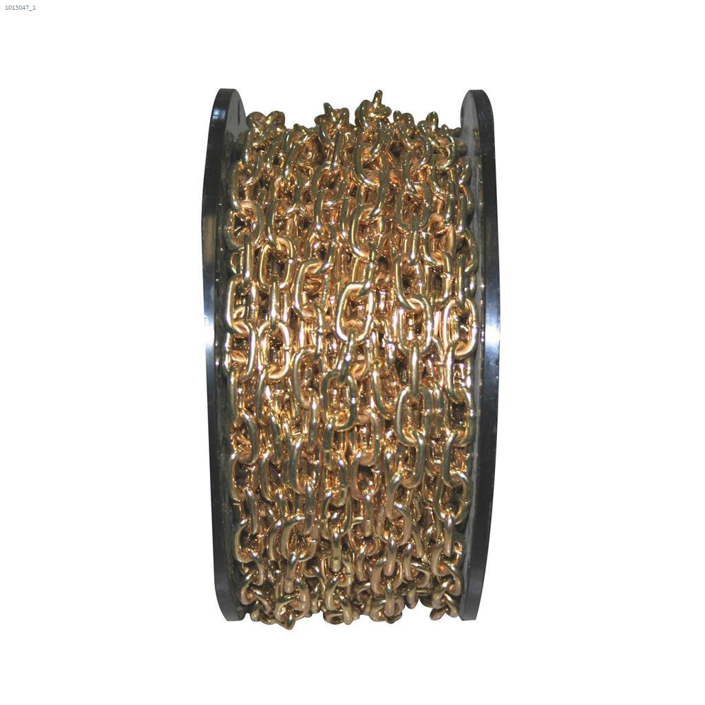 #3 Brass Plated Straight Link Machine Chain