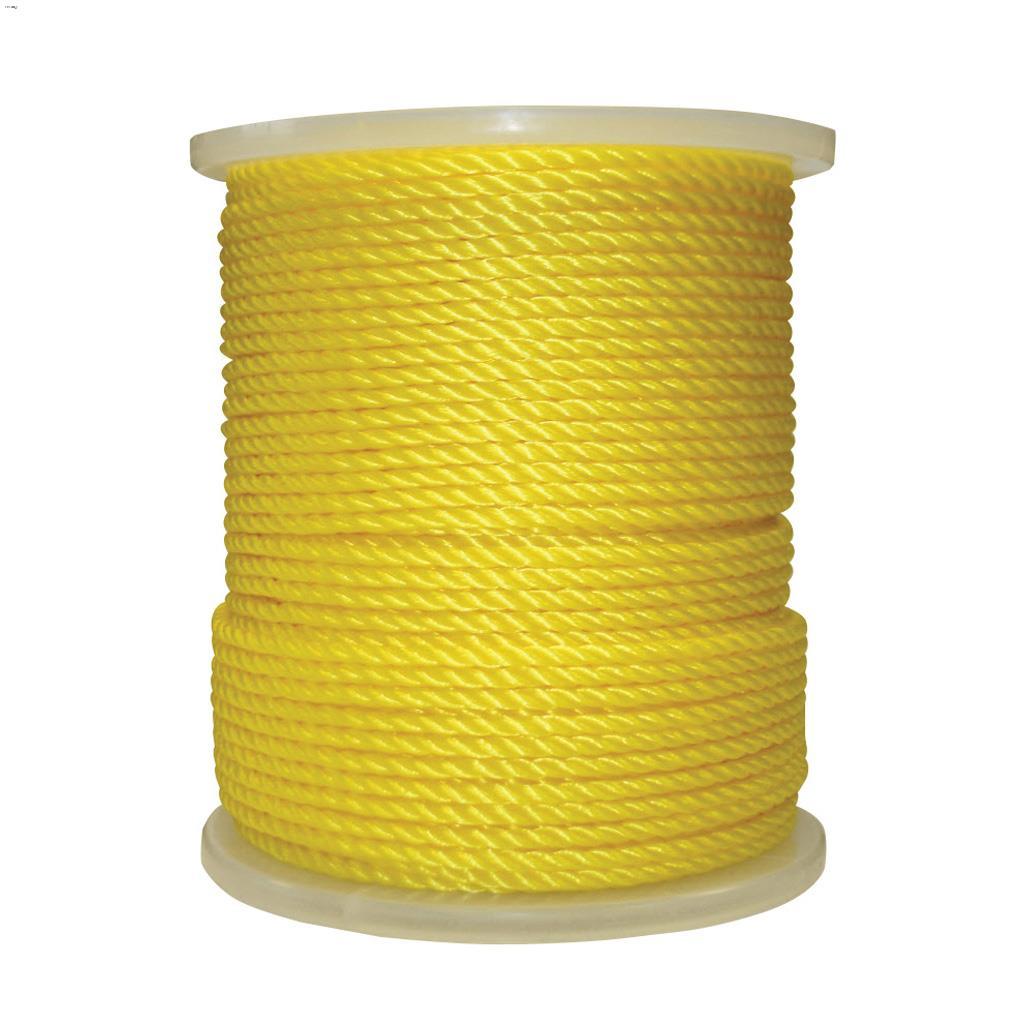 1/2" Yellow Medium Duty Twisted Rope