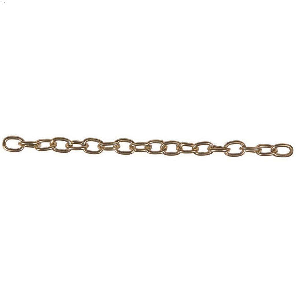 #19 Brass Plated Decorative Oval Chain