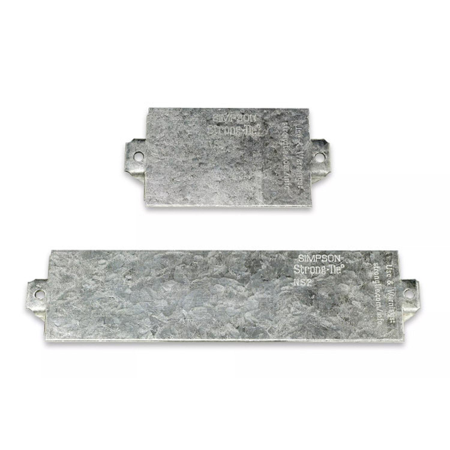1-1/2" x 3" Steel Galvanized Nail Stopper