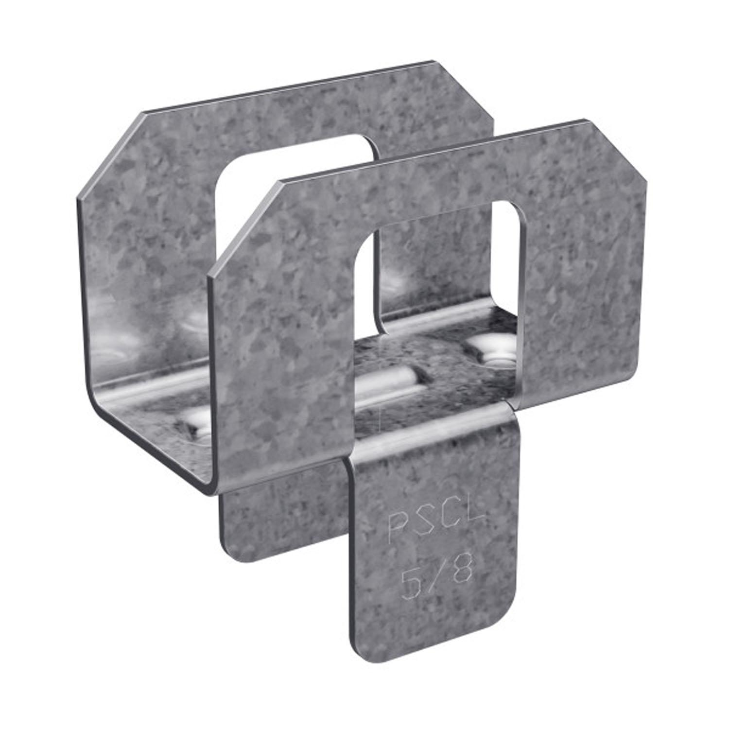 5/8" Galvanized Steel Plywood Panel Sheathing Clip 250/Box