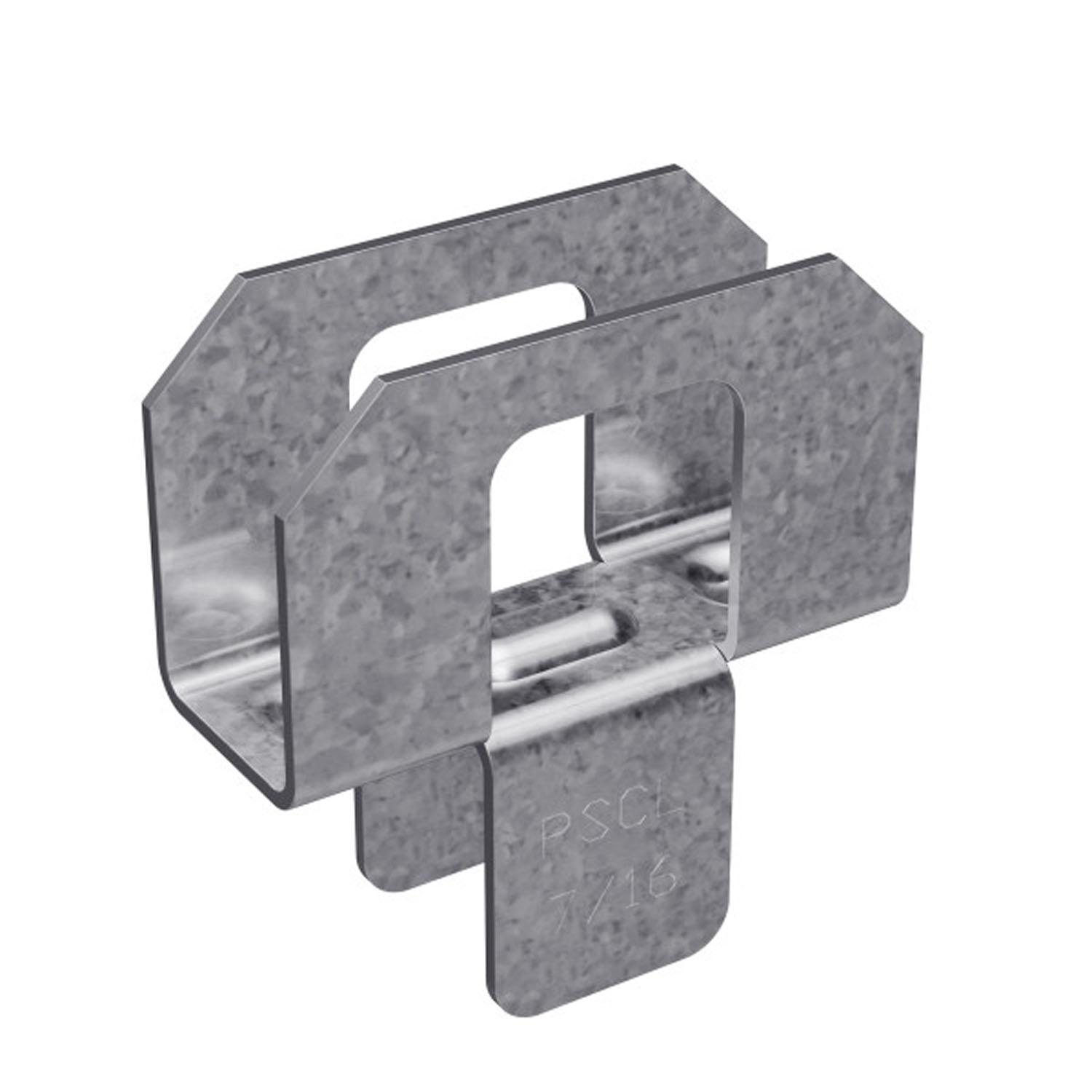 7/16" Galvanized Steel Plywood Panel Sheathing Clip