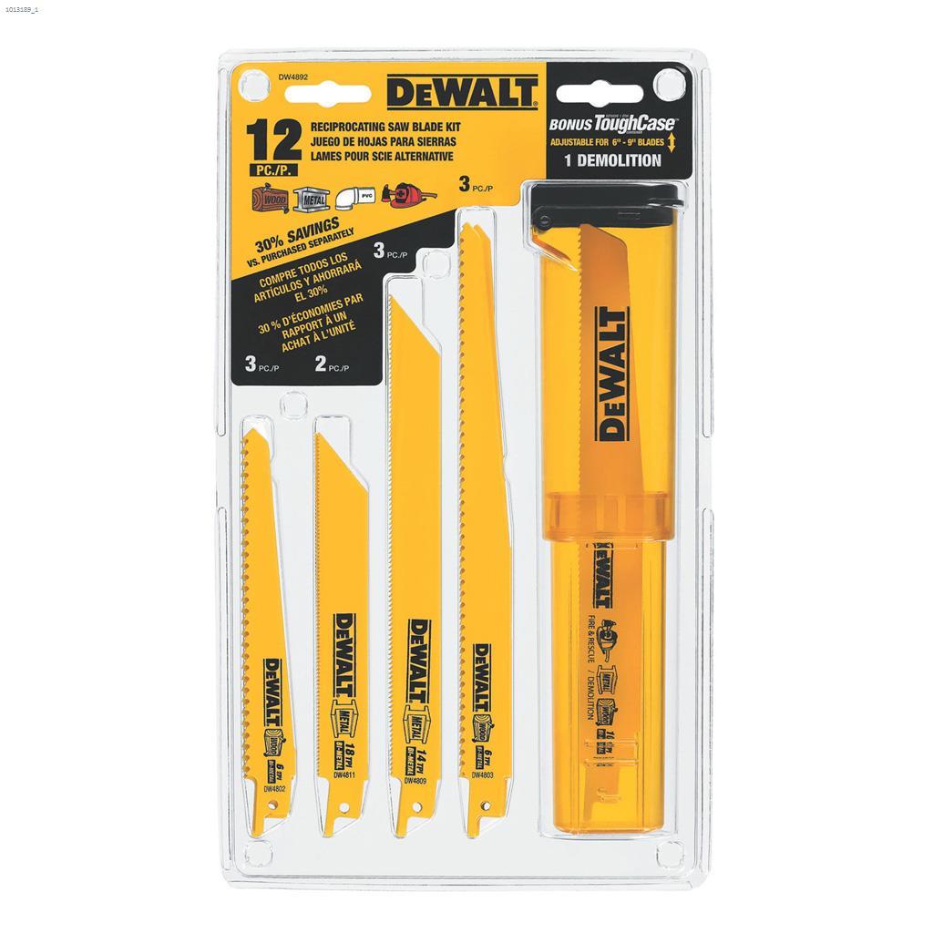 12-Piece Bi-Metal Reciprocated Saw Blade Set