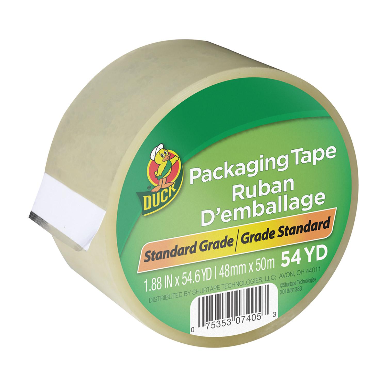 Ruban scellant d'emballage, qualité standard 54,6 vg x 1,88"