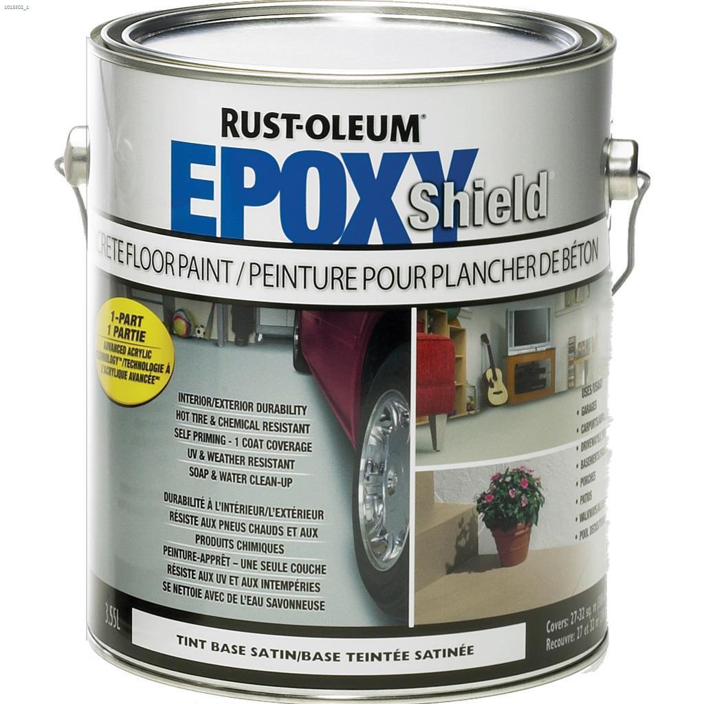 Peinture plancher béton base de teinture Epoxyshield® 3,55L
