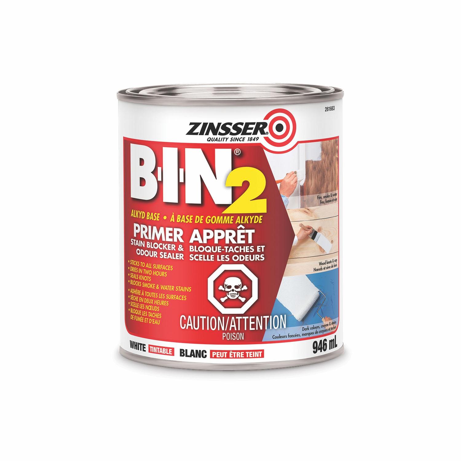 Apprêt blanc mat B-I-N® 946 ml