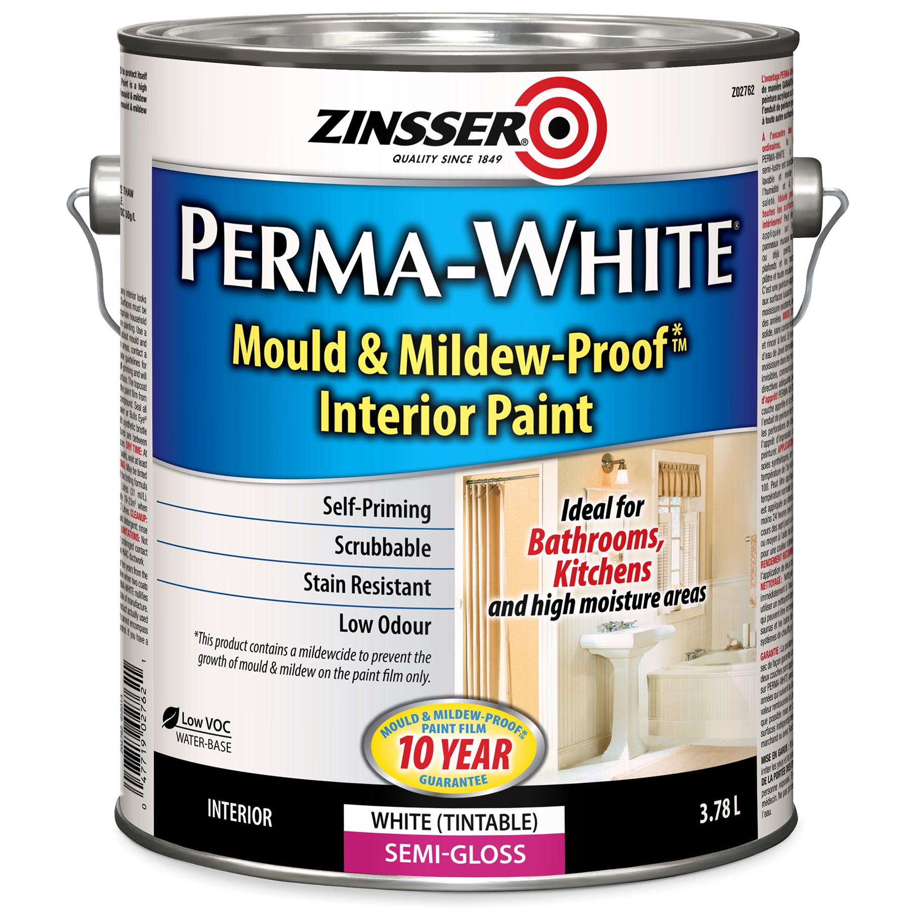 Peinture Perma-White pour la Salle de Bains