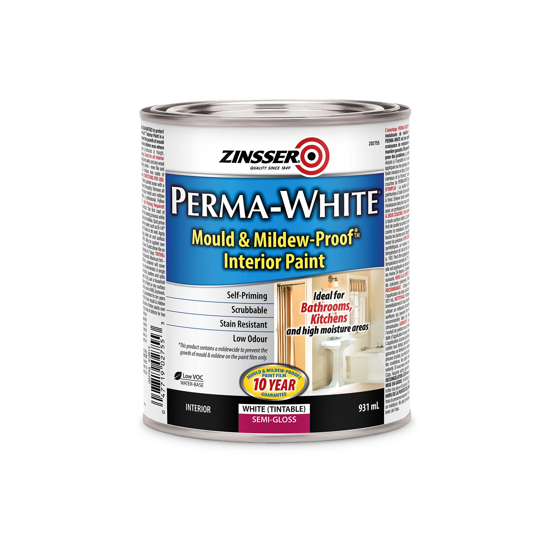 Peinture Perma-White pour la Salle de Bains