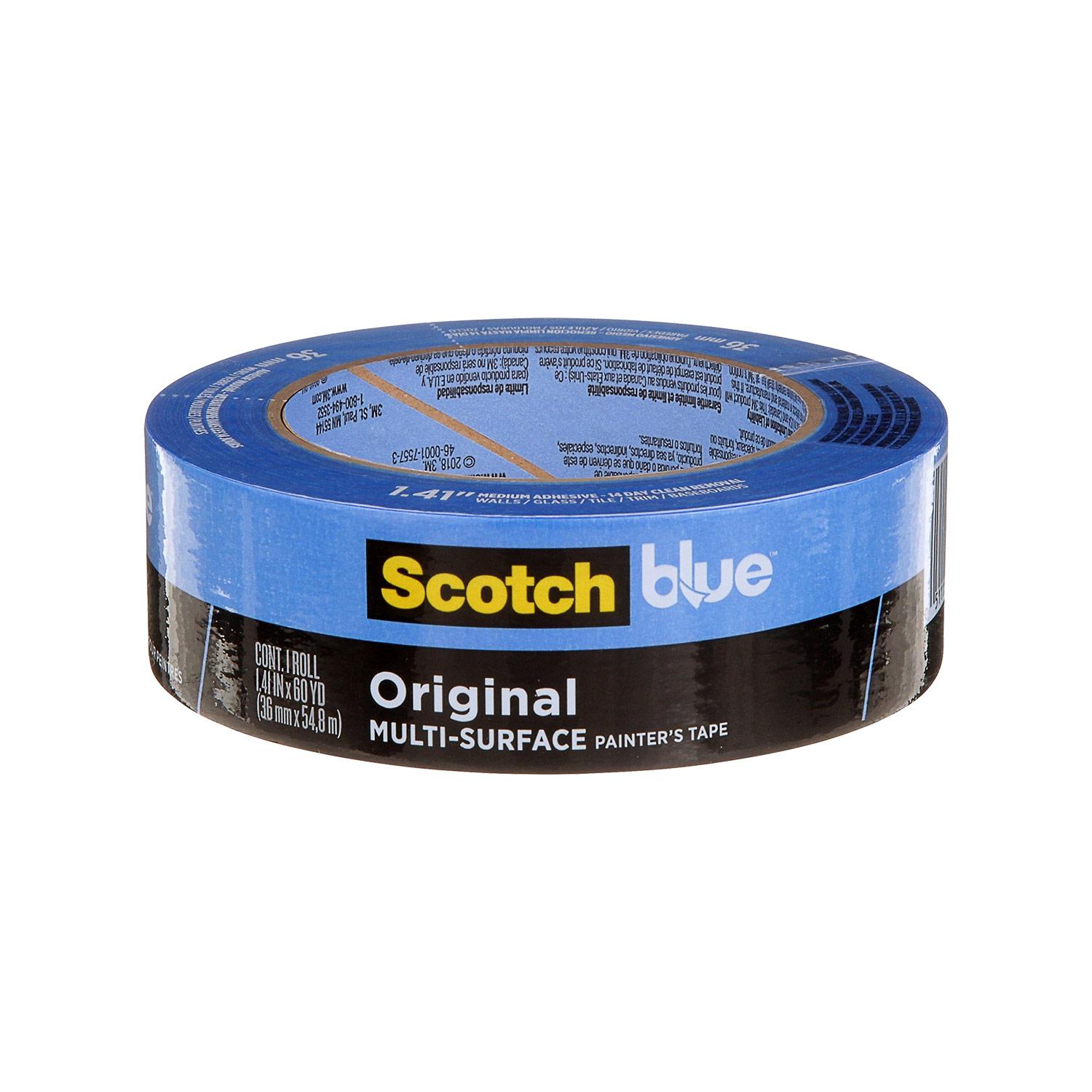 Ruban scellant de peintre bleu original ScotchBlue™ 36mmx55m