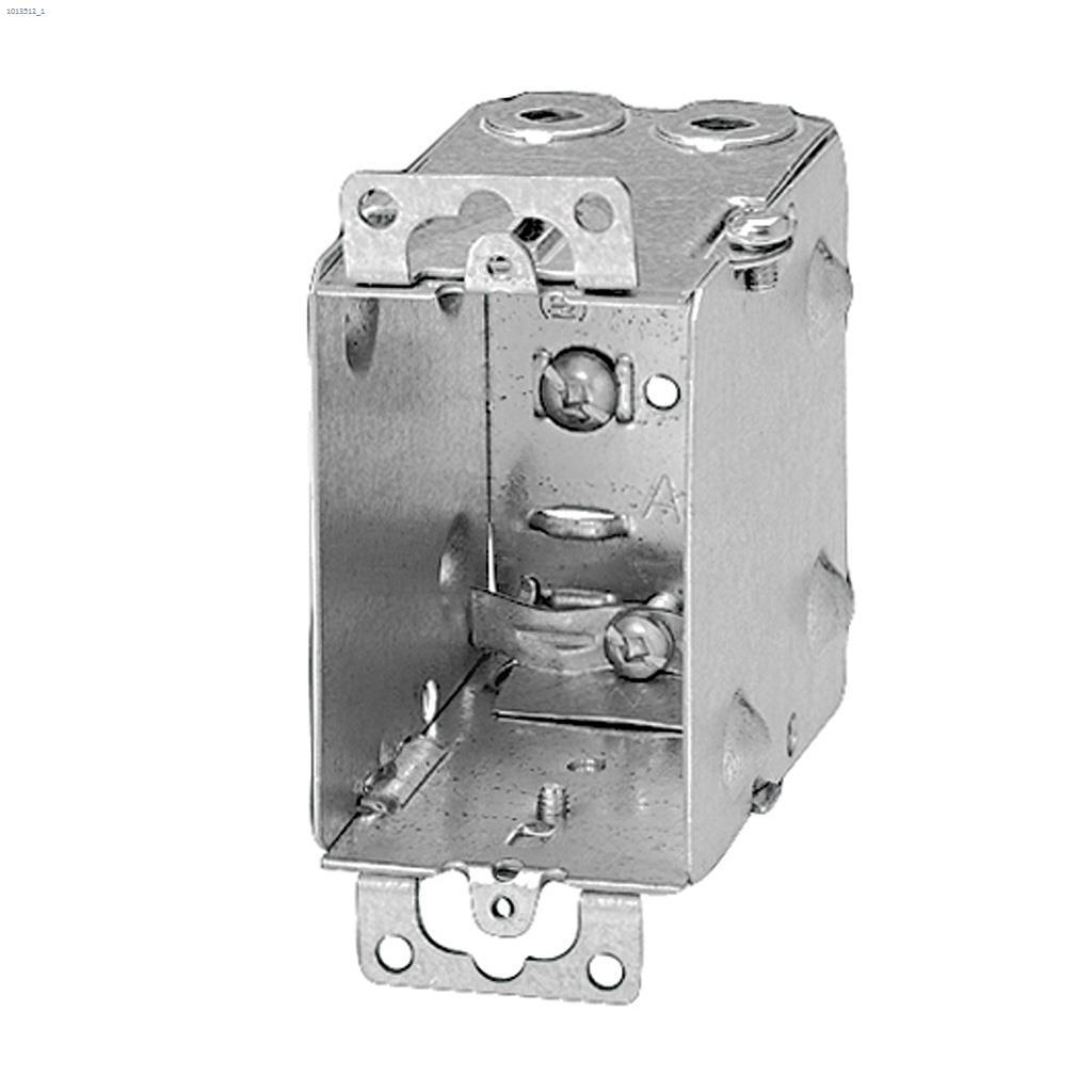 2" x 3" x 3" Rugged Metallic Single Gang Device Box