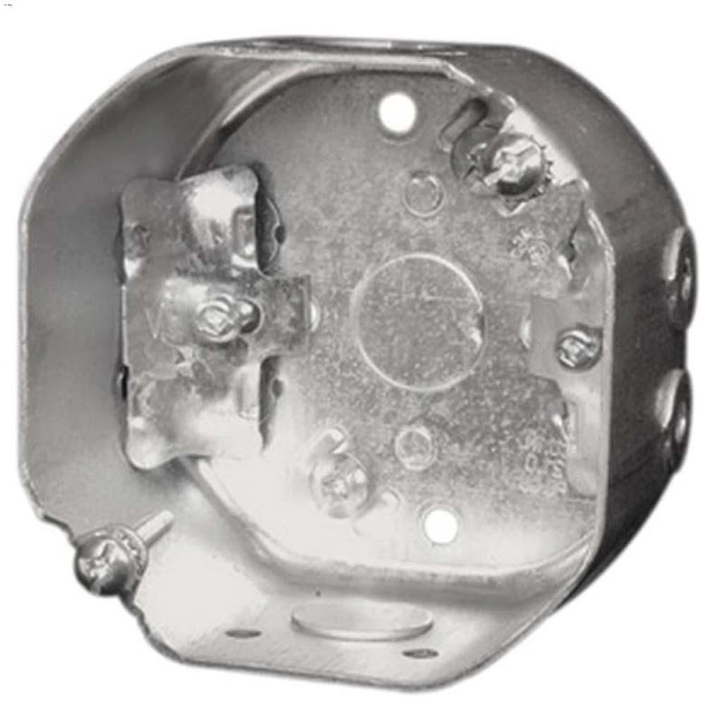 4" x 2-1/8" Metal Octagon Device Box