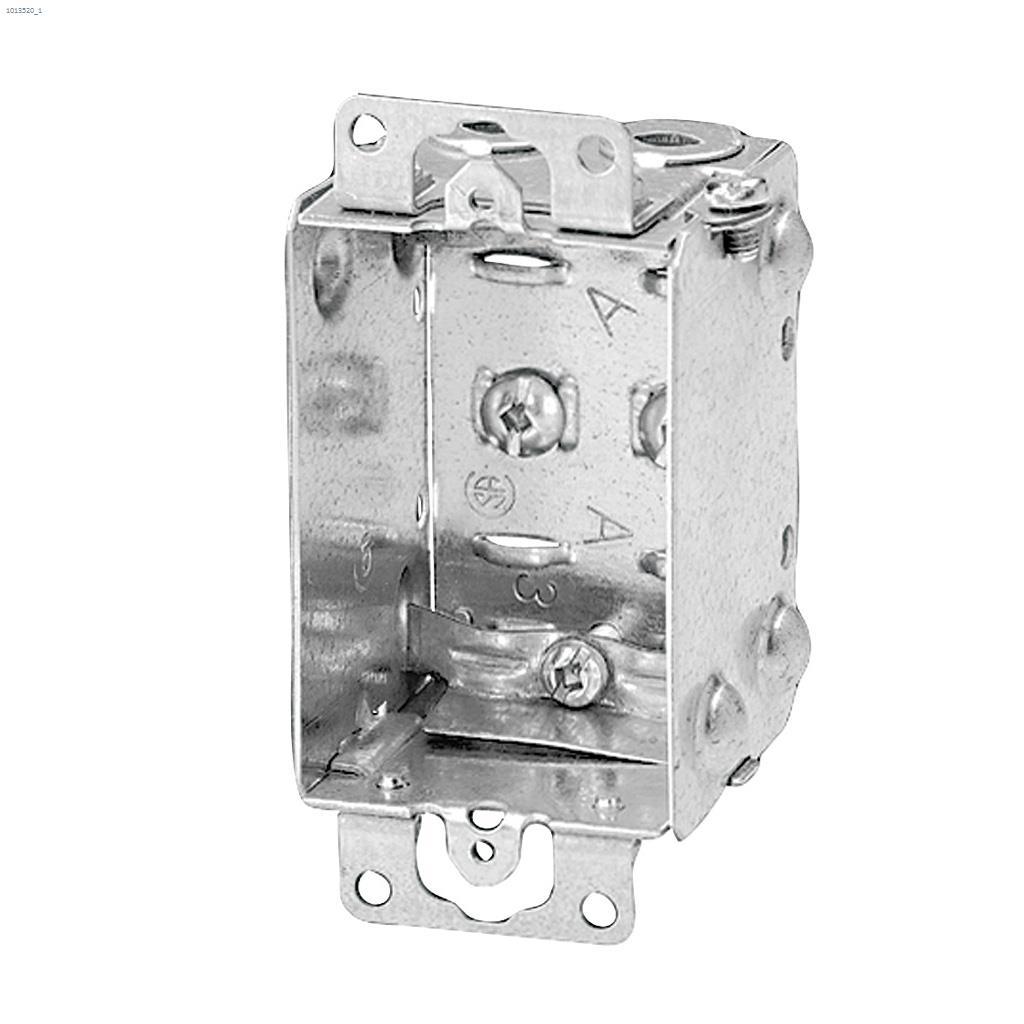 Boîtier de distribution seul LU métallique robuste 2"x3"x2"