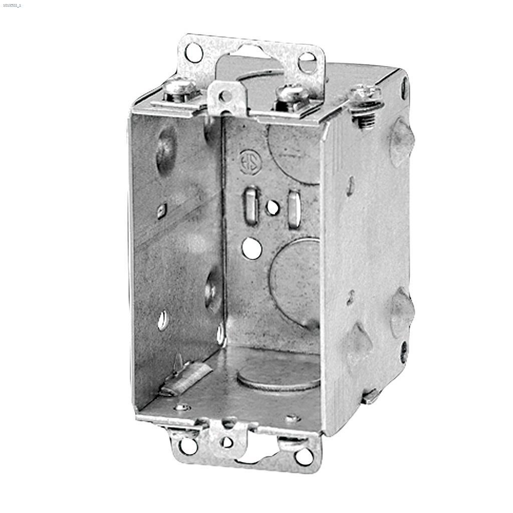 Boîtier de distribution seul métallique 2" x 3" x 2-1/2"