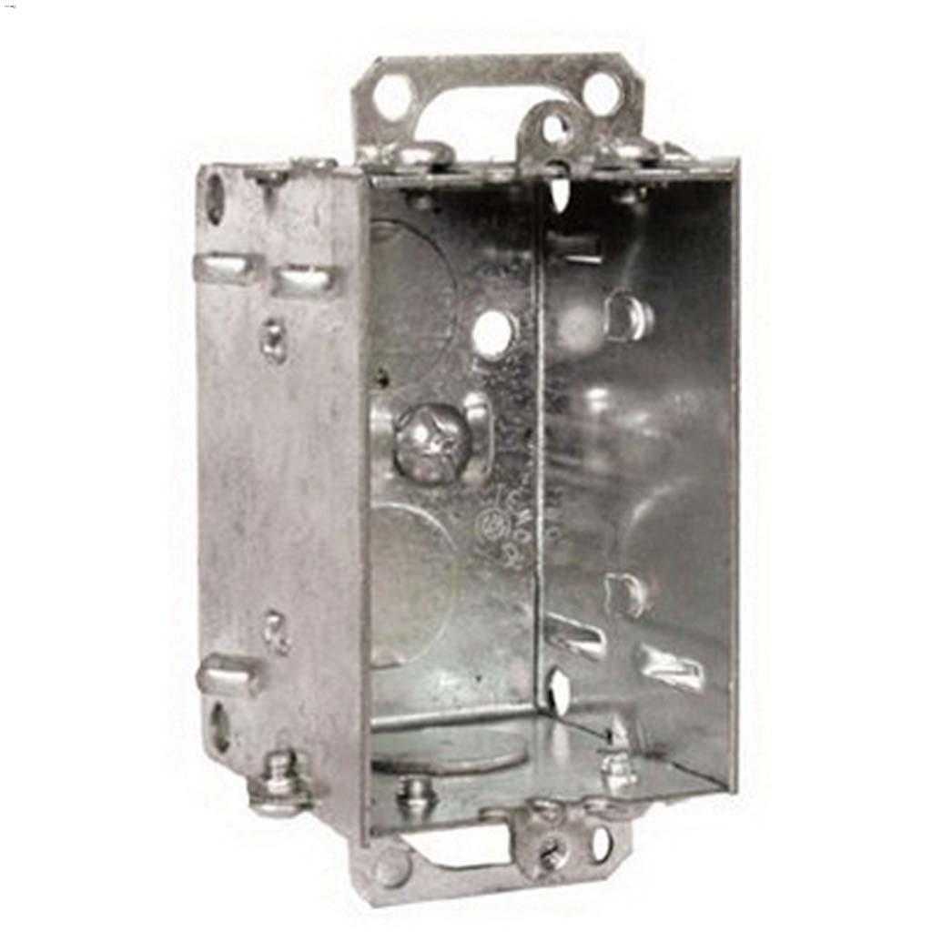 2" x 3" x 2" Rugged Metallic Single Gang Device Box