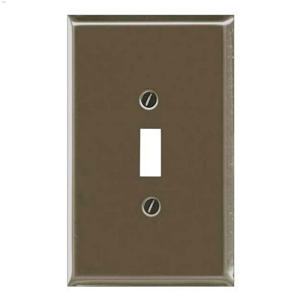 Satin Nickel Metal (1) Toggle Wall Plate