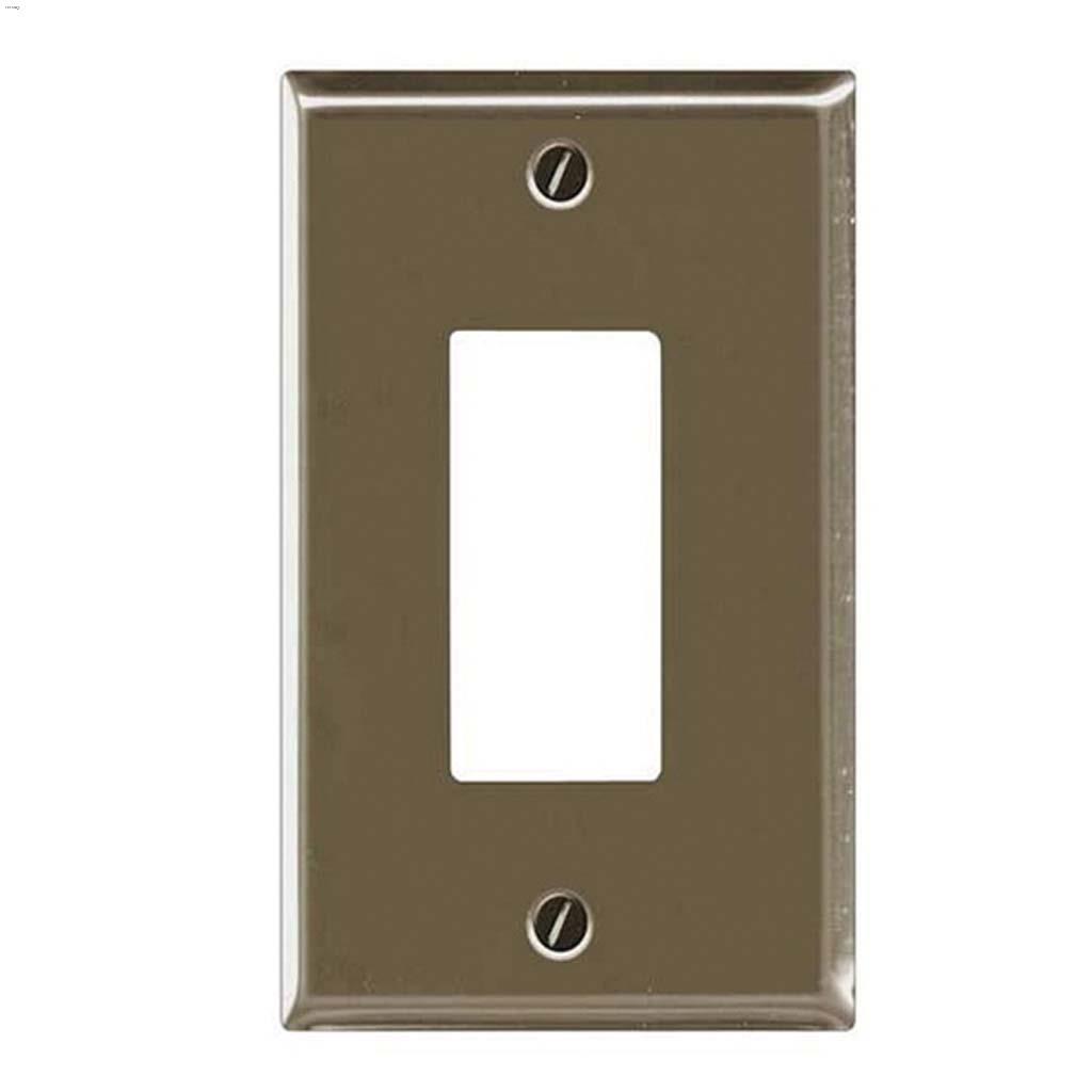 Satin Nickel Metal Rocker Wall Plate
