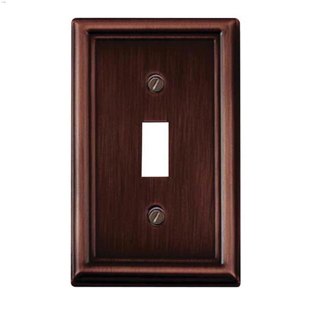 Oil Rubbed Bronze Metal (1) Toggle Wall Plate