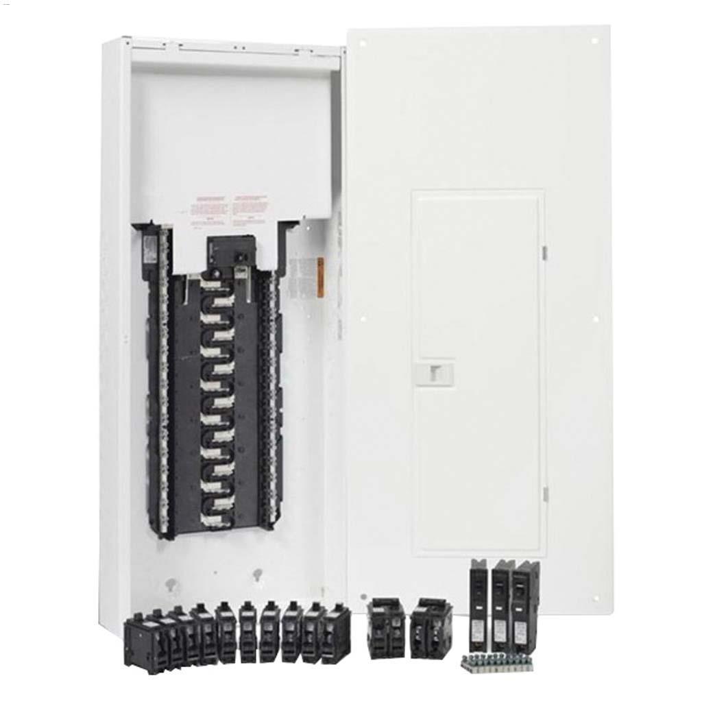Panneau sous-centre de charge blanc de circuit 60/30 100 A