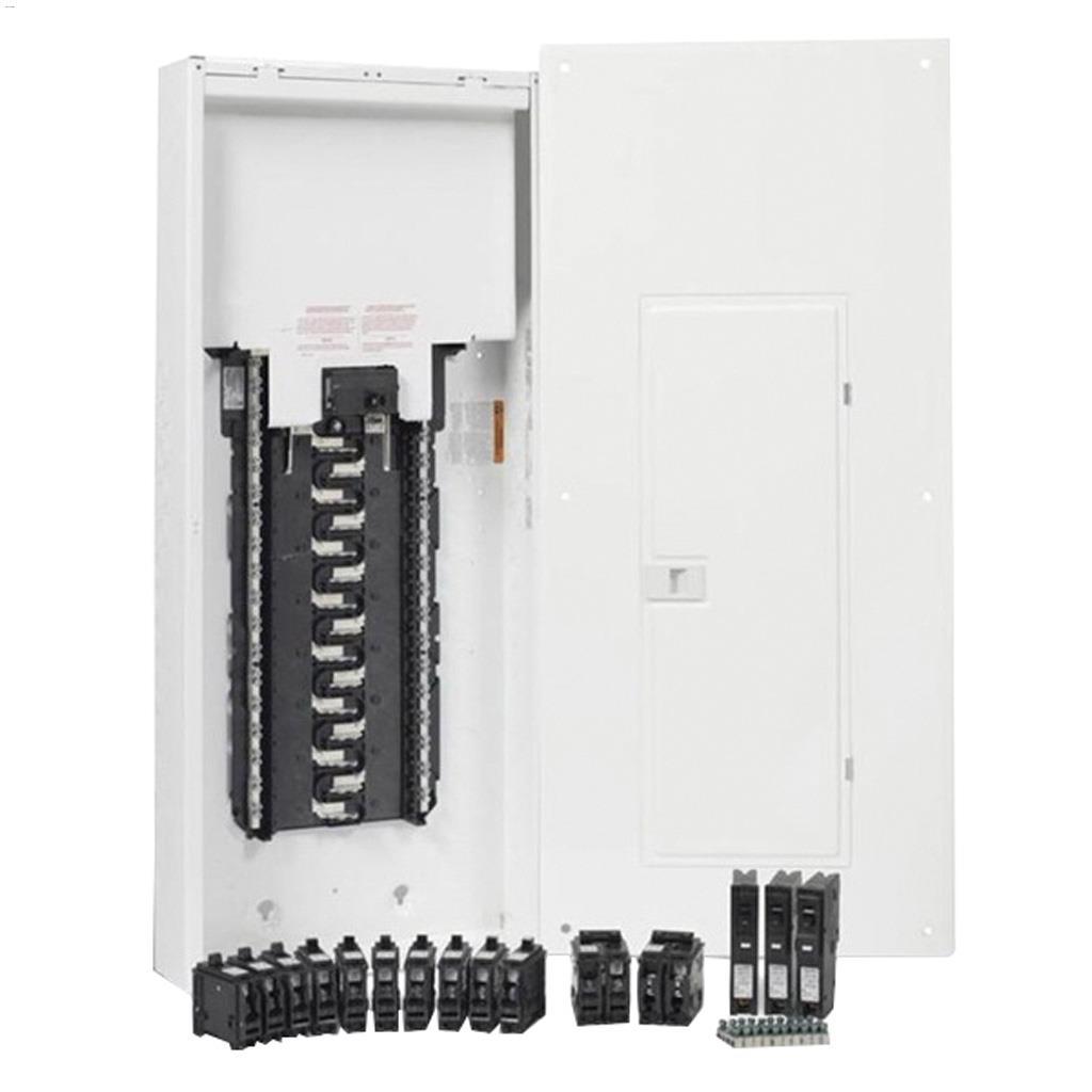 Panneau sous-centre de charge blanc de circuit 60/30 200 A