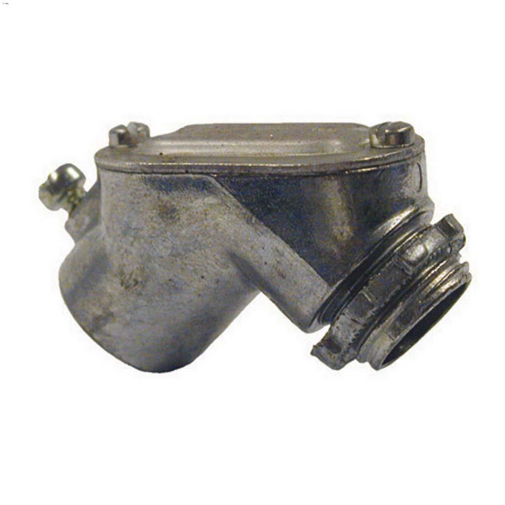 Coude à poignée à 90 degré 1/2" zinc EMT boîtier rondelle
