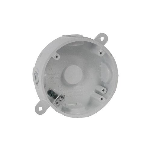 Gray PVC Round Outdoor Device Box