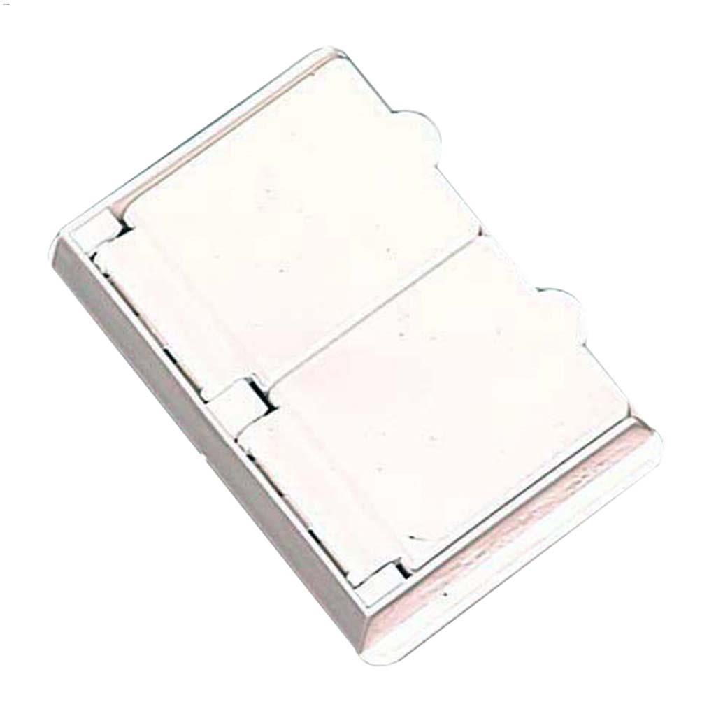 Couvercle de réceptacle double (1) en PVC blanc