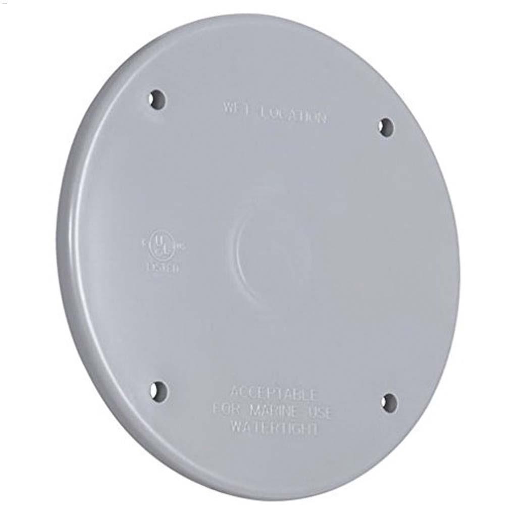 Gray Polycarbonate Non-Metallic Device Cover