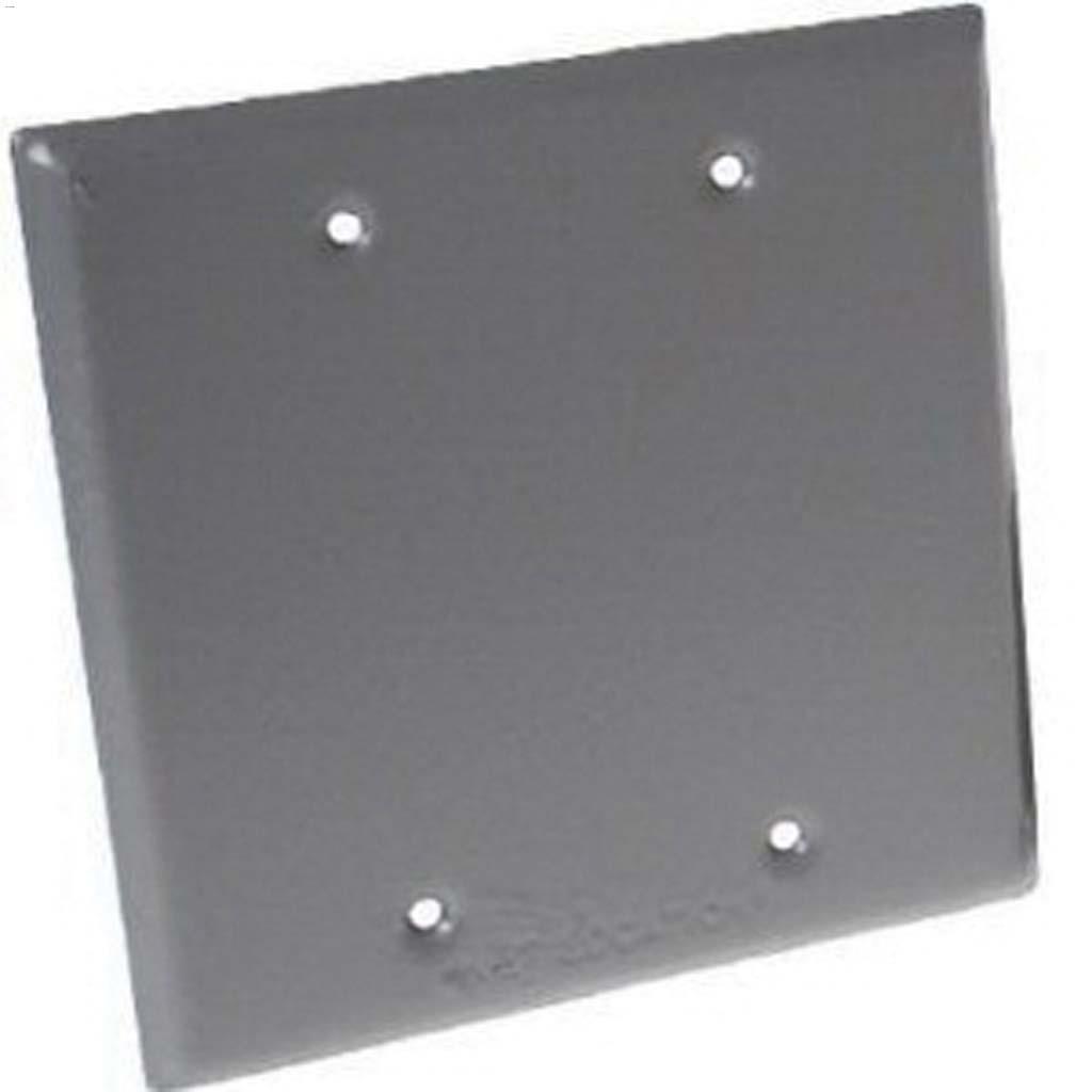 Raco Gray Rugged Metallic Blank Cover