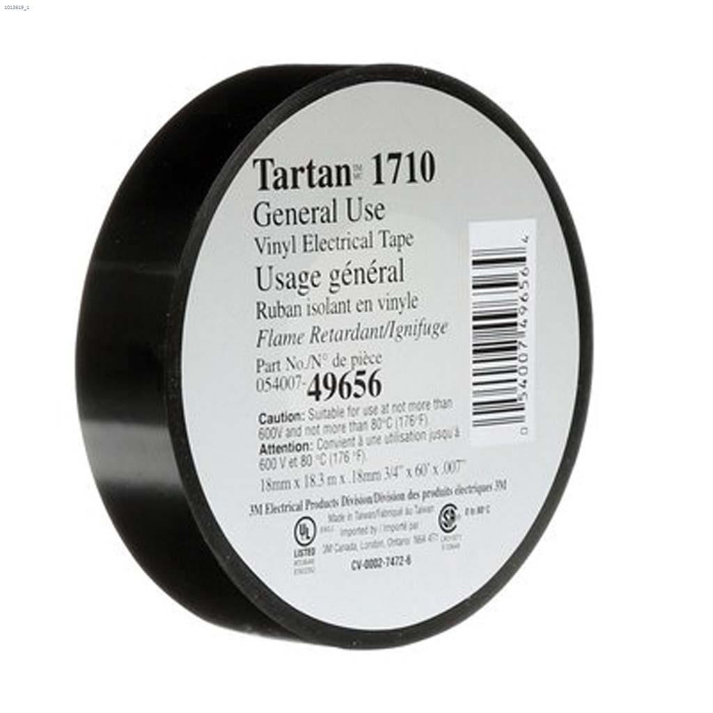 Tartan 60' x 3/4" Black Electrical Tape