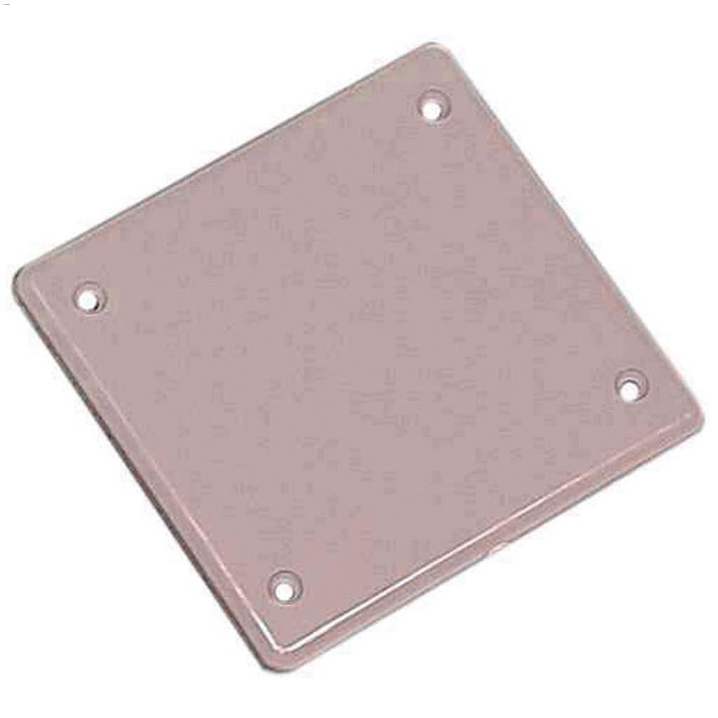 Couvercle de boîtier double vierge en PVC gris
