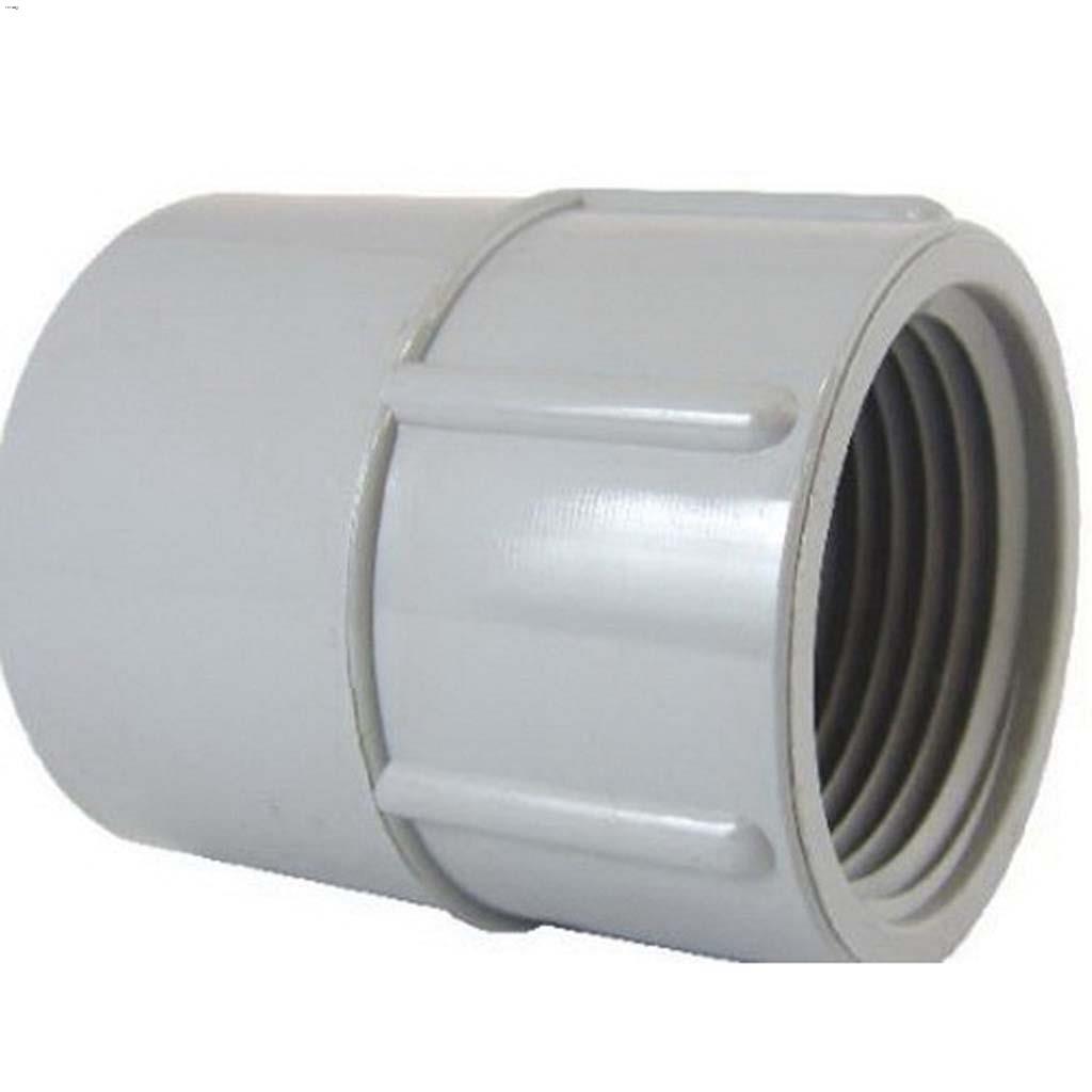 Adaptateur gris en polychlorure de vinyle 3/4"