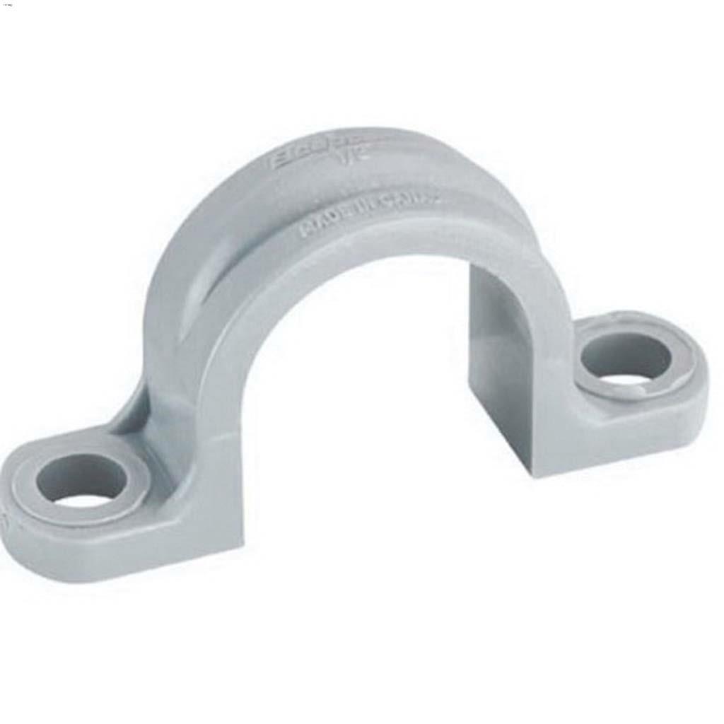 Sangle pour tuyau de conduite gris en PVC 1/2"