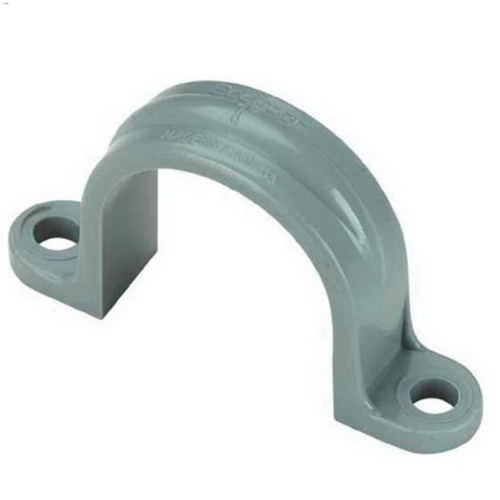 Sangle pour tuyau de conduite gris en PVC 1"
