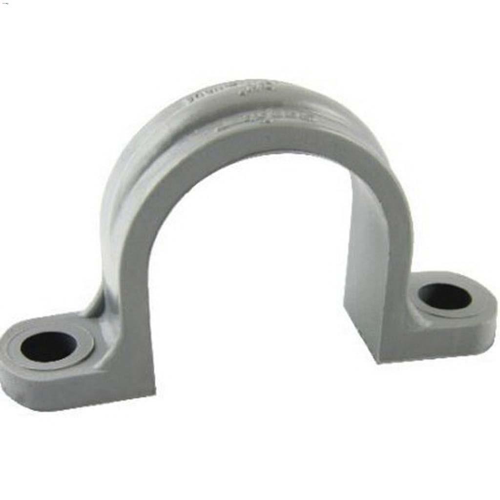 Sangle pour tuyau de conduite gris en PVC 1-1/4"