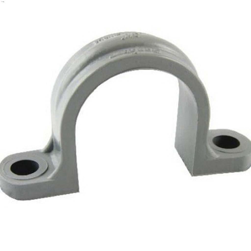 Sangle pour tuyau de conduite gris en PVC 1-1/2"