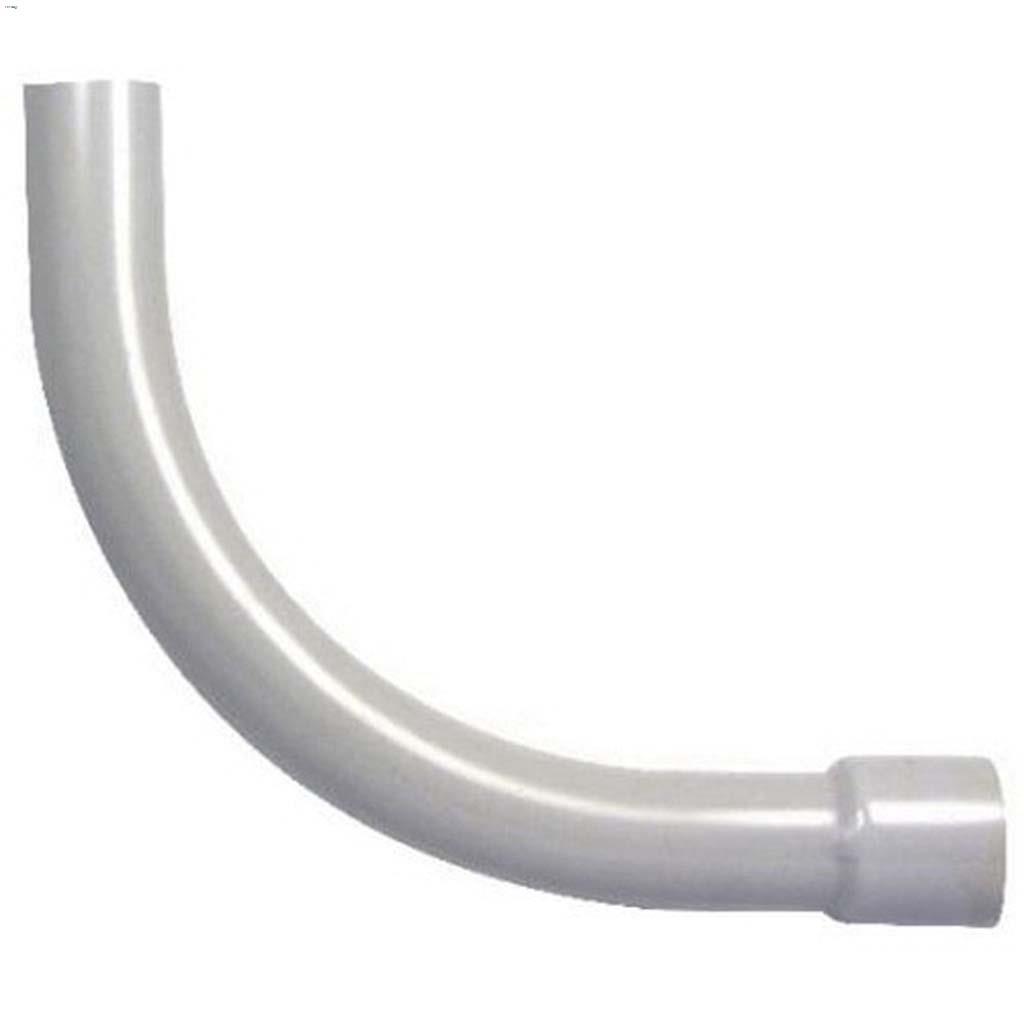 Coude à degrés 1-1/4" en polychlorure de vinyle gris 90