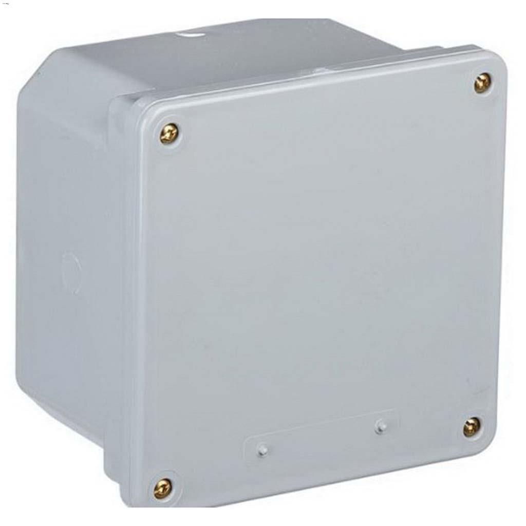 Boîtier de jonction gris en polychlorure de vinyle 6"x6"x4"
