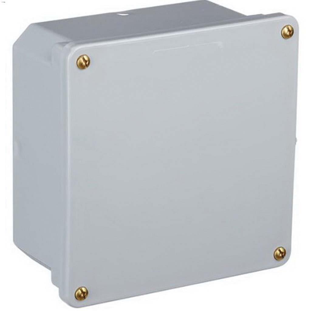 Boîtier de jonction gris en polychlorure de vinyle 8"x8"x4"