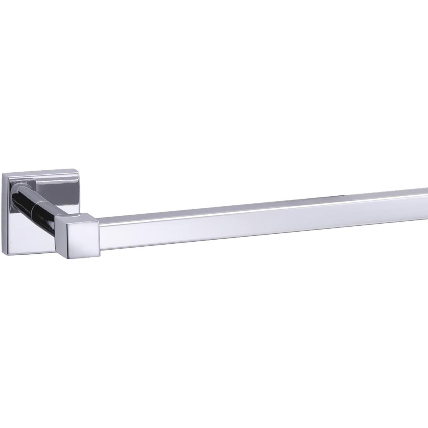 Qube 24" Polished Chrome Single Towel Bar