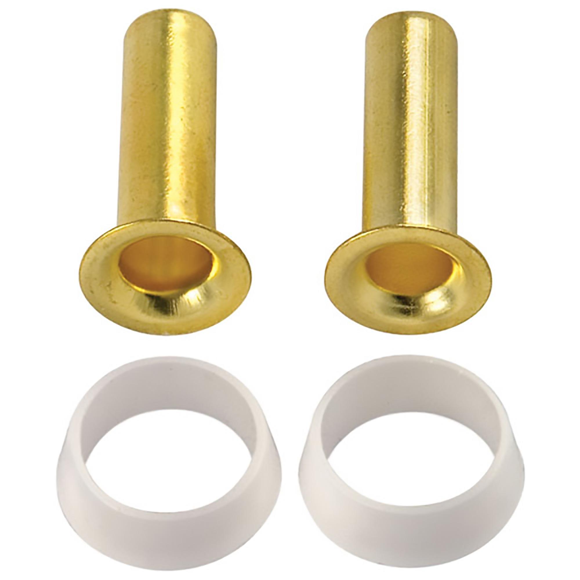 Manchon de compression en laiton avec encart 3/8"