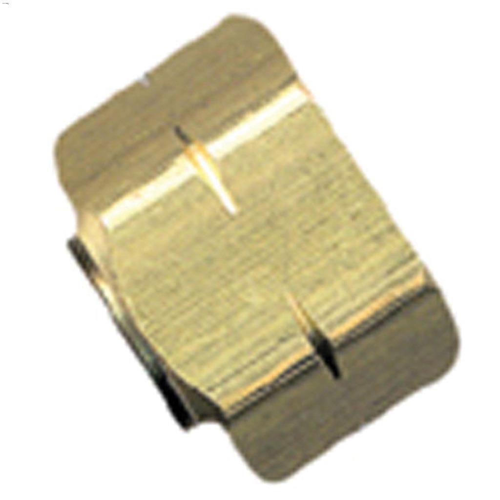 Écrou de compression en laiton avec encart 1/4"