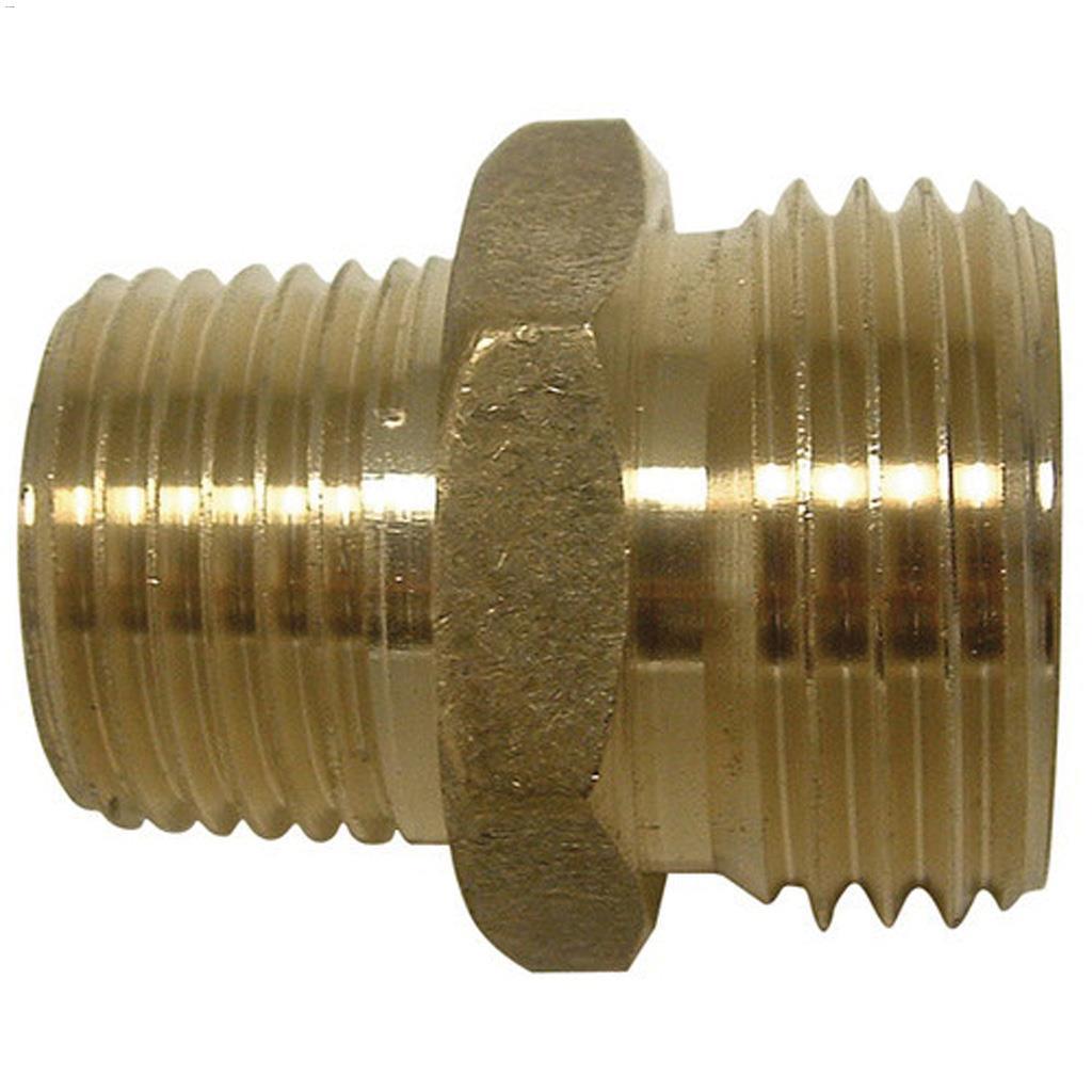 Connecteur boyau laiton MIP fileté boyau mâle 3/4" x 1/2"