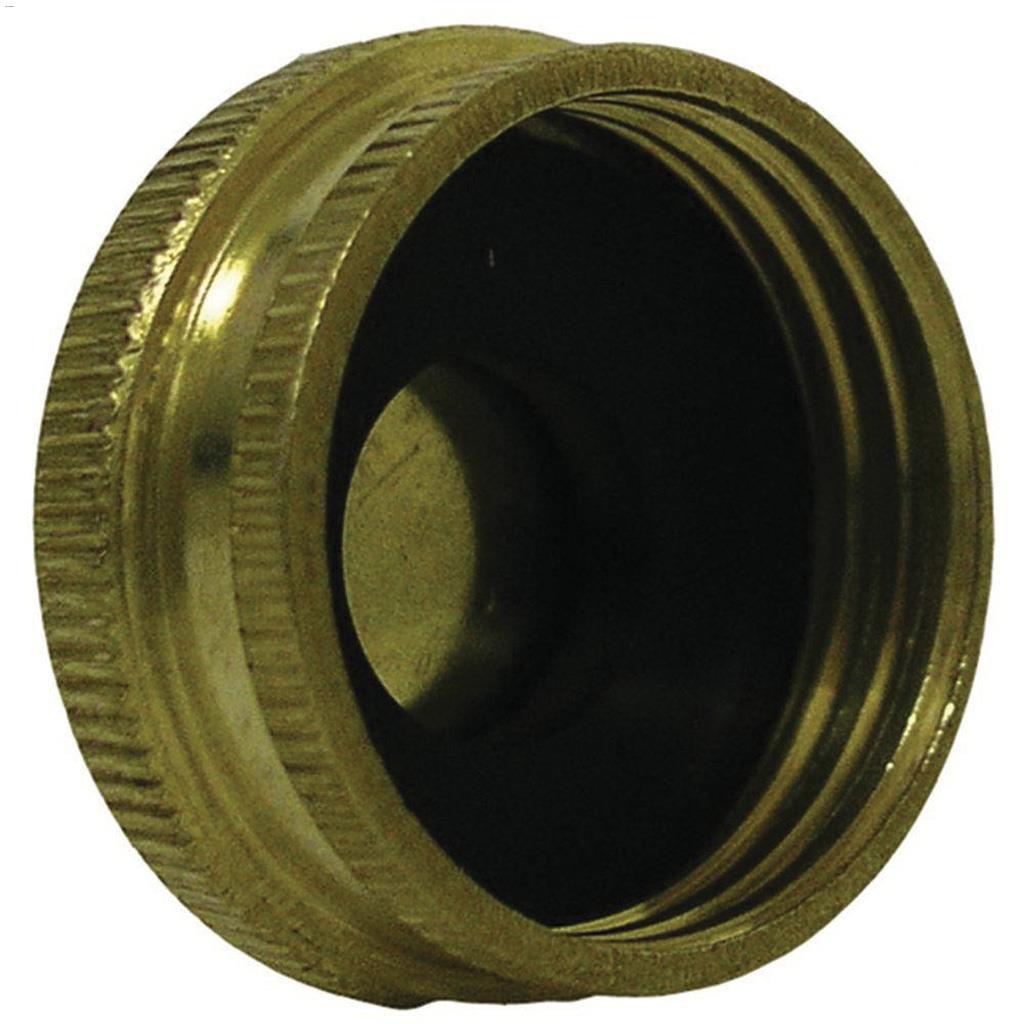 Capuchon boyau jardin en laiton fileté de boyau femelle 3/4"