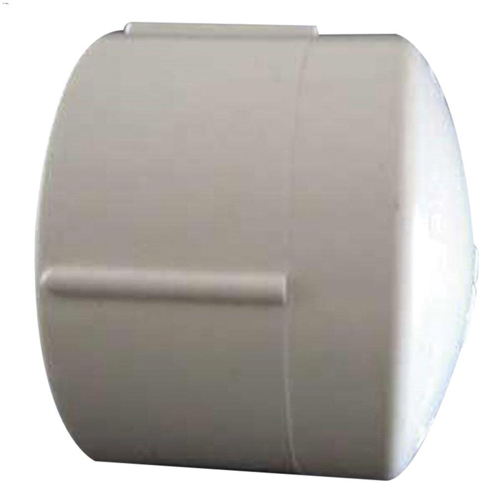 3/4" Socket White PVC Cap