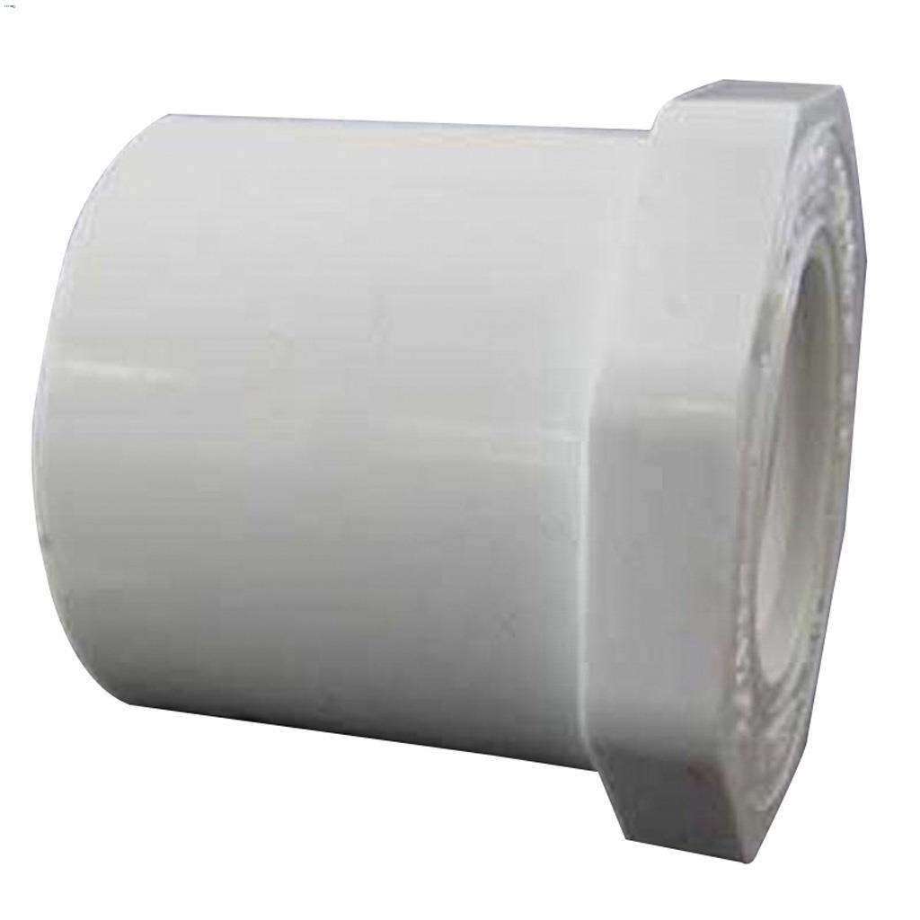3/4" x 1/2" Spigot x FPT White PVC Reducer Bush