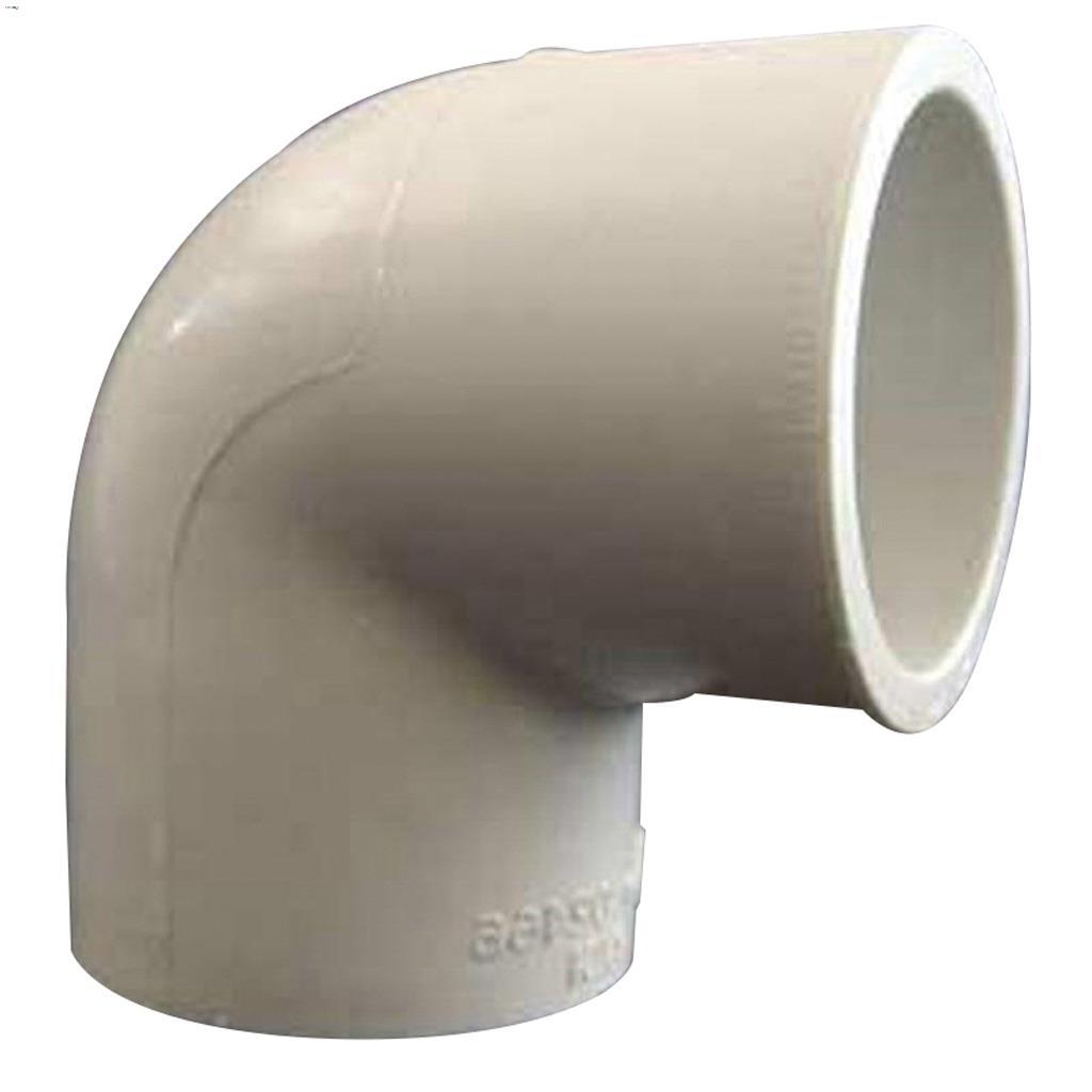 3/4" Socket White PVC 90 Degree Elbow