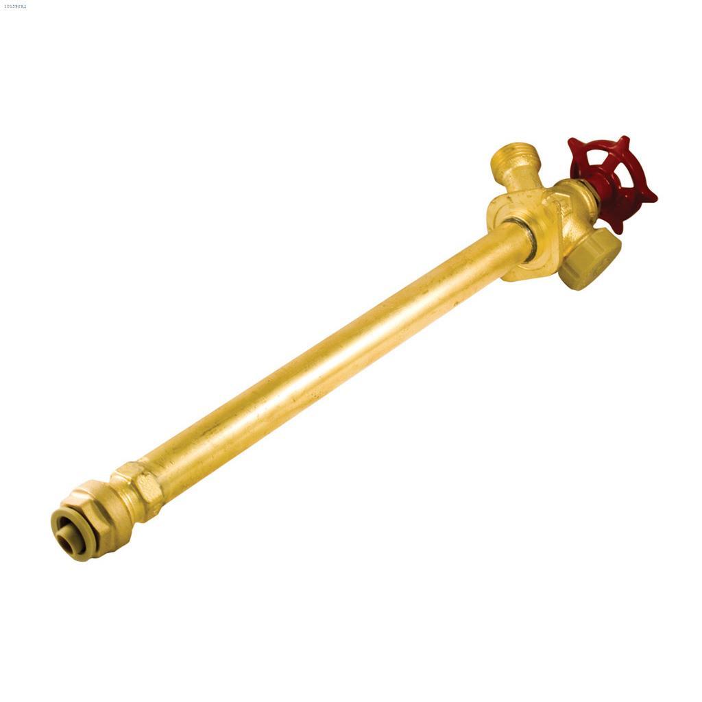 1/2" Push-Fit 8" Non-Freeze Wall Hydrant Valve