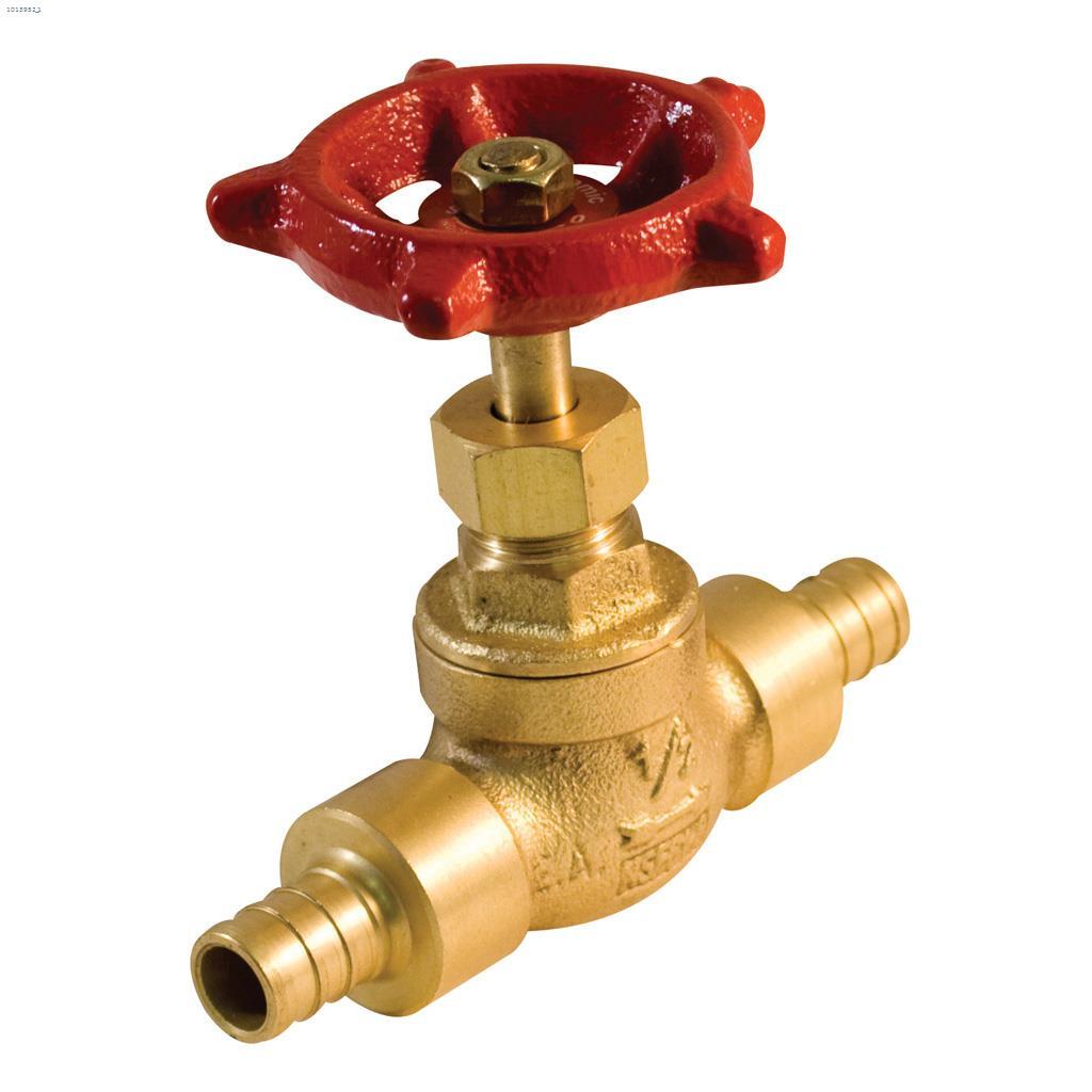 1/2" Brass PEX Stop Valve