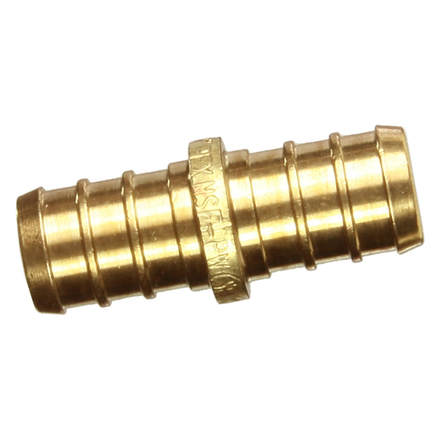 1/2" Barb Brass PEX Coupling